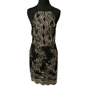 NWT Sea & Sky Medium Womens Black Sleeveless Party Dress